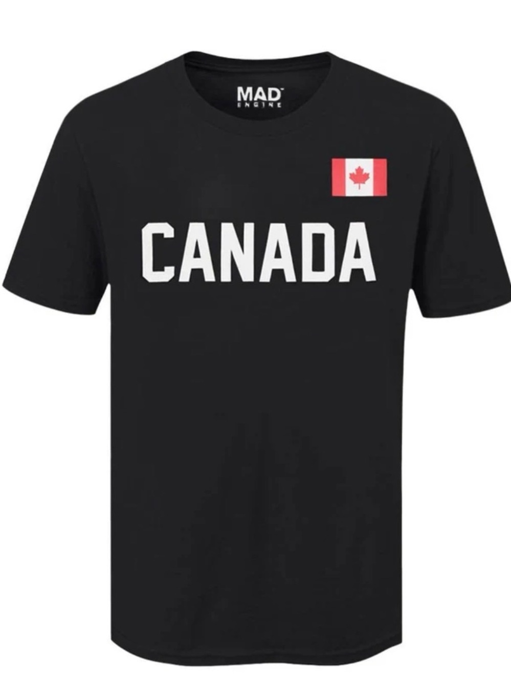 Canada Graphic T-Shirt with Red Maple Flag